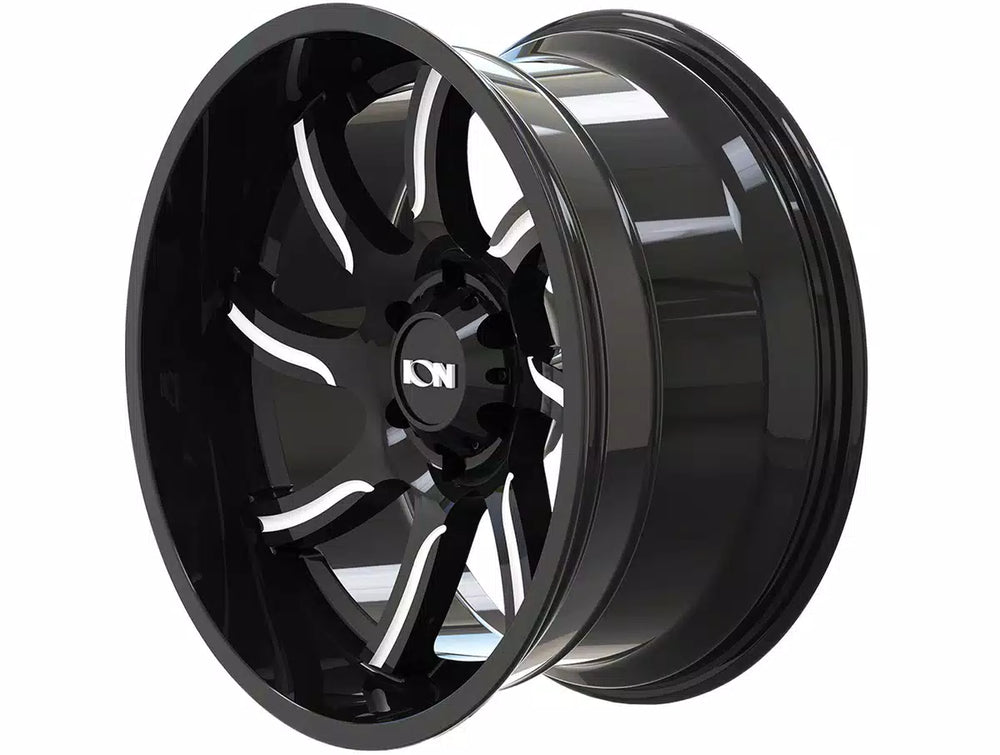 ION 151 GLOSS BLACK/MILLED 20X9 8-165.1 0MM 125.2MM
