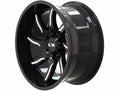 ION 151 GLOSS BLACK/MILLED 20X9 8-165.1 0MM 125.2MM