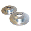 Disc Brake Rotor 2001-2004 WG (Europe) Grand Cherokee Drilled And Slotted Unpainted RT Off Road