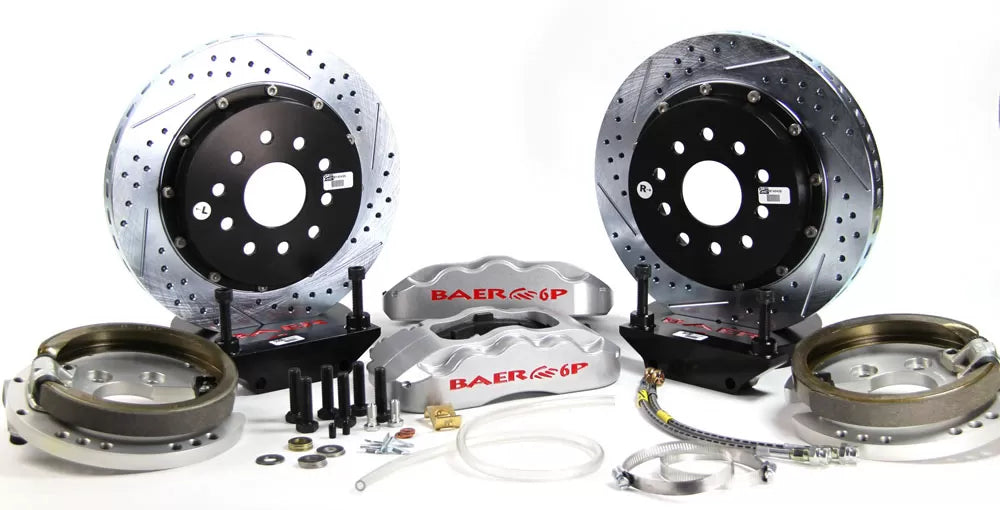 14 Pro Brake Sys RR Slvr 79-92 Mstng