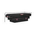 SADDLE BOX ALUMINUM COMPACT DEEP GUNMETAL GRAY 9.0 CU FT