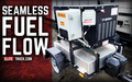 RECTANGLE DIAMOND PLATE ALUMINUM DIESEL AUXILARY 58 GALLON TANK WITH 52IN X 19IN X 6IN TOOLBOX