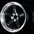 Advan GT Beyond-R 18X9.5 / +25 Off / 5x114.3 BC / 73mm Bore / Diamond Cut and Dark Platinum Black