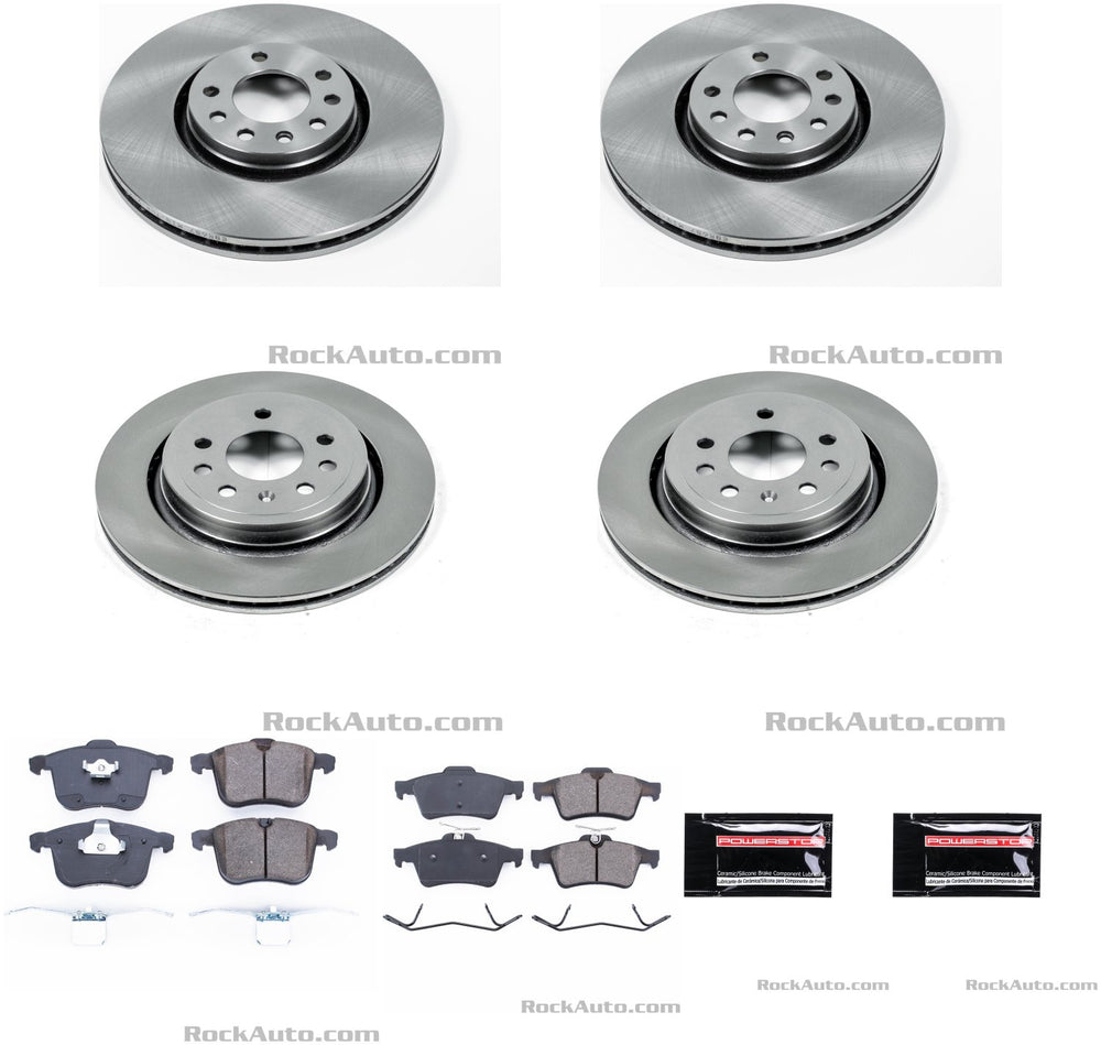 Power Stop 06-11 Saab 9-3 Front & Rear Autospecialty Brake Kit