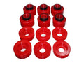 Energy Suspension 08-16 Ford F-250/F-350/F-450/F-550 Super Duty STD/Super Cab Red Body Mount Set