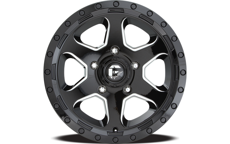 D590 17X9 5X5.0 GL-BLK-MIL -12MM