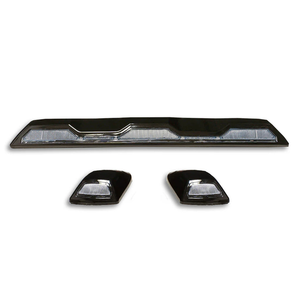 20C SILVERADO/SIERRA CLEAR CAB ROOF LIGHT LENS W/ LED WHITE INC WIRING KIT