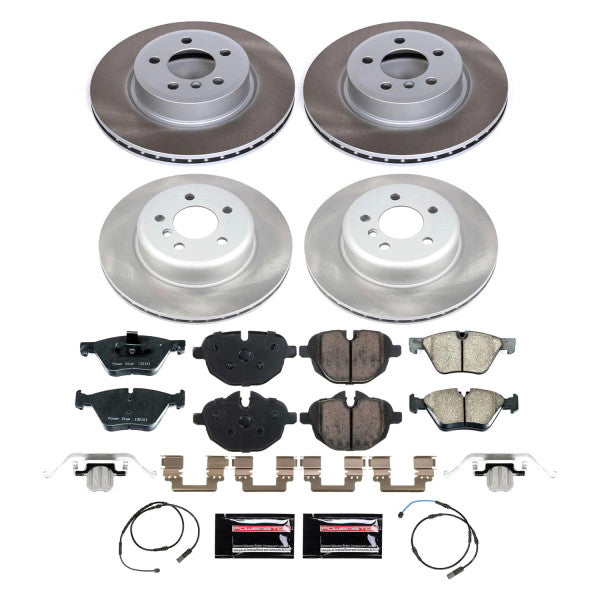 Power Stop 11-16 BMW 528i Front and Rear Semi-Coated Rotor Kit