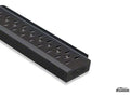 21C BRONCO 2 DOORS SUV DRP RUNNING BOARDS RPDT SIDE STEPS ALUMINUM BLACK 500 LBS CAPACITY