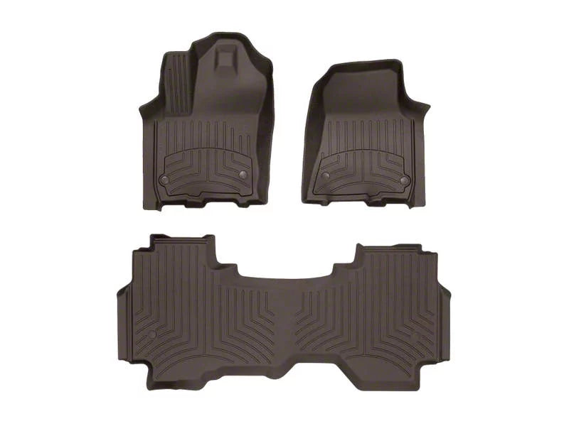 WeatherTech Cocoa Front Rear FloorLiner HP Fits -25-26 Dodge RAM 4718771IM-4714284IM