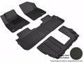 3D MAXpider 2017-2020 GMC Acadia Kagu 1st & 2nd & 3rd Row Floormats - Black