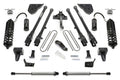 Fabtech 23-24 Ford F250/350 4WD Diesel 4in 4 Link System w/ 4.0 Resi & 2.25 DL Shocks