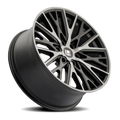TOUREN TR91 3291 BRUSHED MATTE BLACK W DARK TINT 18X8 5-120 35MM 72.56MM