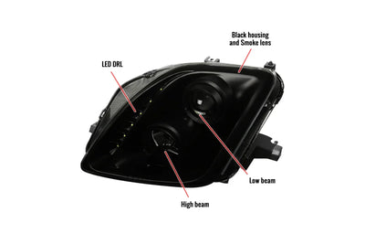 SPEC D TUNING smoke headlights