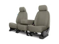 Covercraft 21-24 Ford F-150 Polycotton SeatSaver Custom Front Row Seat Covers - Misty Grey