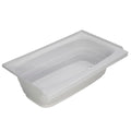 24IN X 40IN BATHTUB; RIGHT DRAIN WHITE