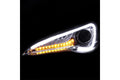 PROJECTOR HEADLIGHT HOUSING WITH LE