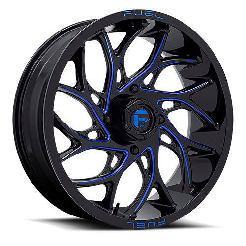 D778 24X7 4X137 G-BLK-MILL-BLU 13MM