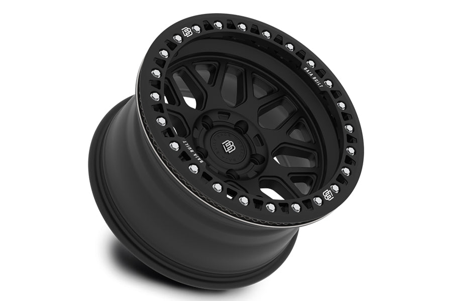 OUTLAW Cast Beadlock Wheel 5 LUG 17x9 5x5 (5x127) -12mm Offset 4.5 Backspace