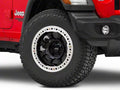 KM237 17X8.5 5X5.0 S-BLK-MACH-RG 0MM