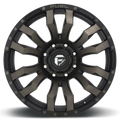 ~(37 lbs. 20X20X12)~ BLITZ 17x9 8x180.00 MATTE BLACK DOUBLE DARK TINT (1 mm)