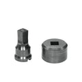 17/32' SQUARE PUNCH & DIE SET WITH