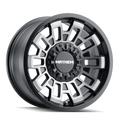 MAYHEM CORTEX 8113 MATTE BLACK W MACHINED DART TINT 17X9 6-135 6-139.7 -12MM 106MM