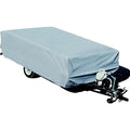 POLYPROPYLENE FOLDING TRAILER COVER 8 FT GRAY