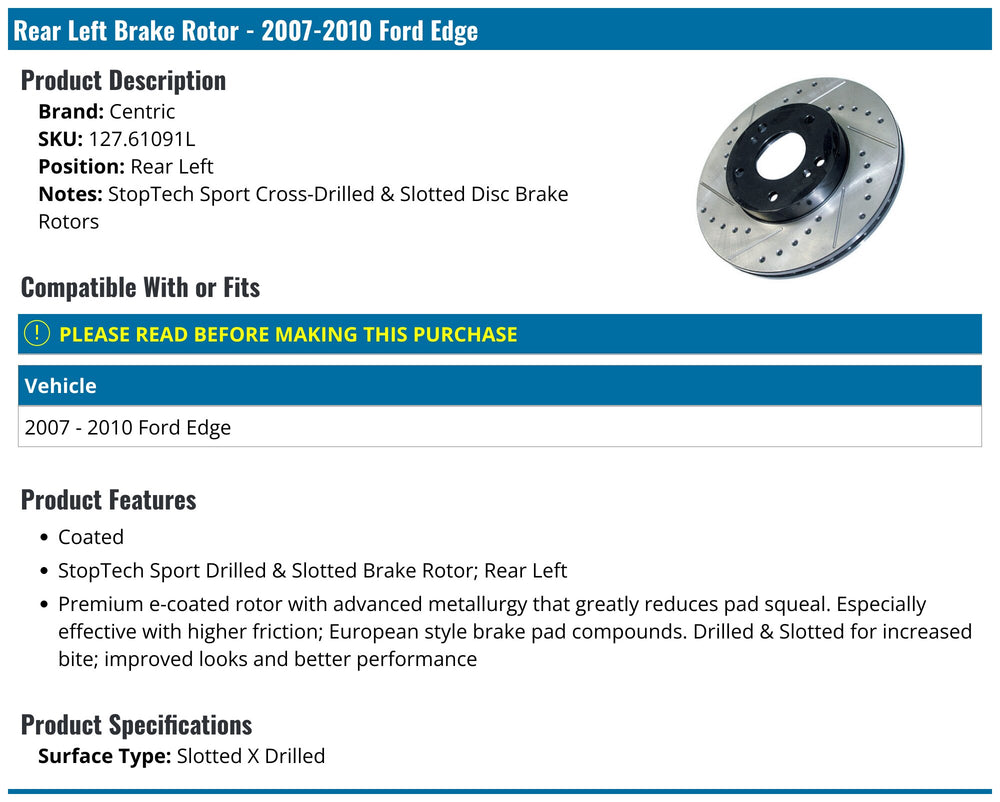 STREET AXLE PACK, DRILLED AND SLOTT