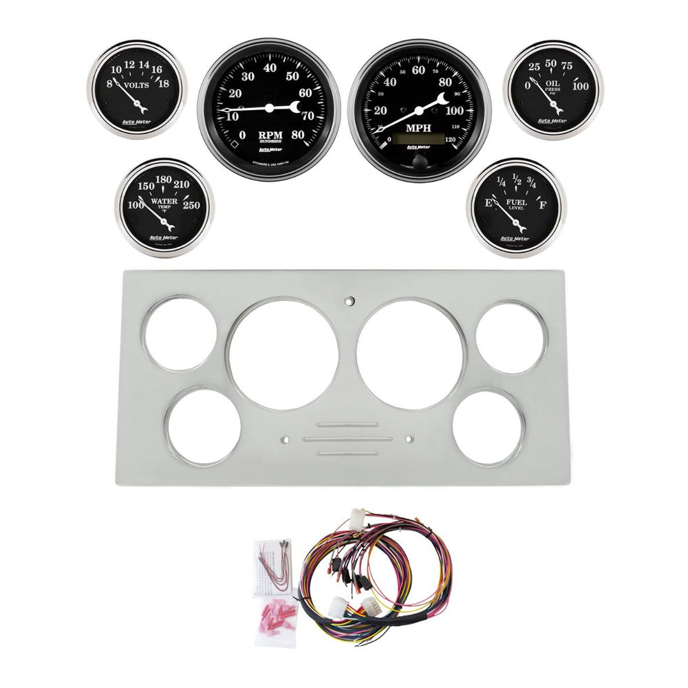 AutoMeter black gauge