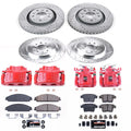 Power Stop 05-07 Ford Five Hundred Front & Rear Z23 Evolution Sport Brake Kit w/Calipers