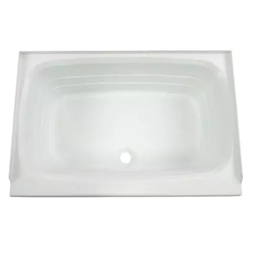 24IN X 38IN BATHTUB; CENTER DRAIN WHITE