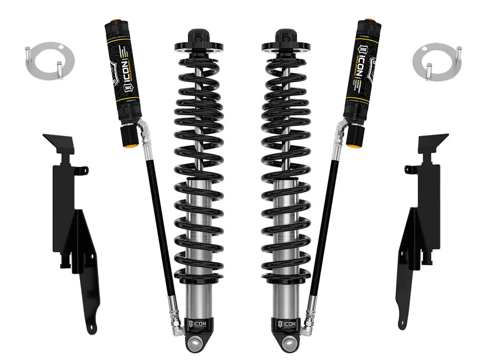2021-2023 Ford Bronco Rear 1.25-3 Inch Lift V.S. 2.5 Series Coilover Kit Remote Reservoir W/ CDEV Icon Vehicle Dynamics