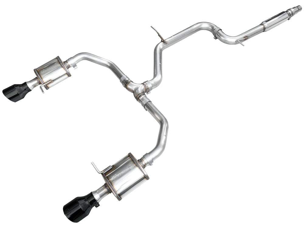 AWE 22-25 Volkswagen Jetta GLI Track Edition Exhaust - Diamond Black Tips