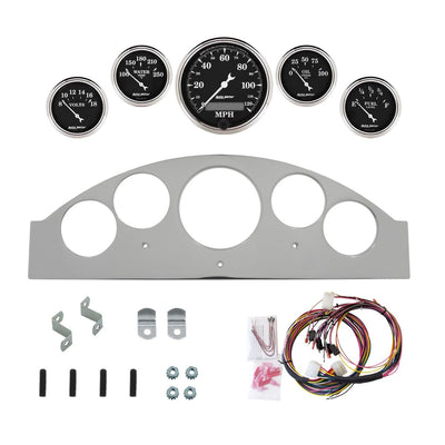 AutoMeter black gauge
