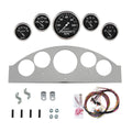 AutoMeter Old Tyme Black 1957 Ford Fairlane Billet Panel/Gauge Kit - 3-1/8in. (x1) & 2-1/16in. (x4)