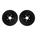 R1 Concepts Brake Rotor- D/S - Black Fits Toyota Supra