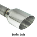 Remark axle-back exhaust close-up