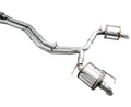 AWE Audi 2019-2023 C8 A6/A7 3.0T Touring Edition Cat-back Exhaust- Turn Downs