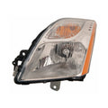 CAPA NS SENTRA 1012 HEADLIGHT ASSY 2.0L ENG BASE.S.SL MDL CHROME LH