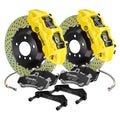 Brembo 04-17 WRX STi Front GT BBK 6 Piston Cast 355x32 2pc Rotor Drilled- Yellow