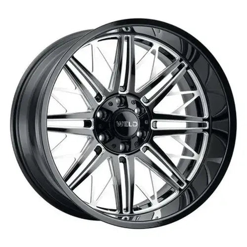 Weld W145 22X10 Cascade 8X165.1 ET-18 BS4.75 Gloss Black MIL 125.1