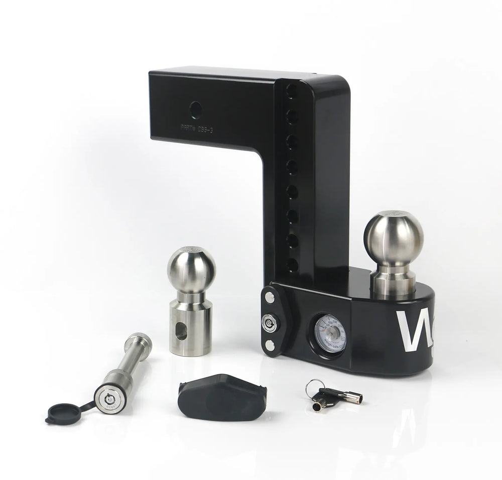 WEIGH SAFE 8IN DROP HITCH W/ 3IN SHANK (10K/21K GTWR)W/CERAKOTE
