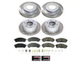 Power Stop 19-22 Ford Ranger Front and Rear Semi-Coated Rotor Kit
