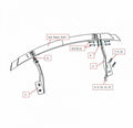 REAR BUMPER GUARD 2007 MERCEDES-BEN