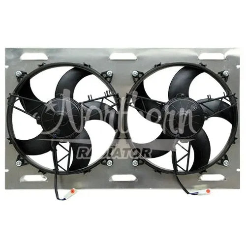 DUAL 11IN HIGH CFM ELEC FAN & SHROUD ASSEMBLY