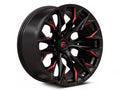Fuel Wheels red auto part