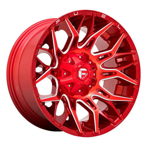 D771 22X10 5X5.5/150 GL-RED-MILL -18MM