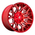 Fuel Wheels red auto part