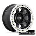 KM237 17X8.5 6X135 S-BLK-MACH-RG 0M